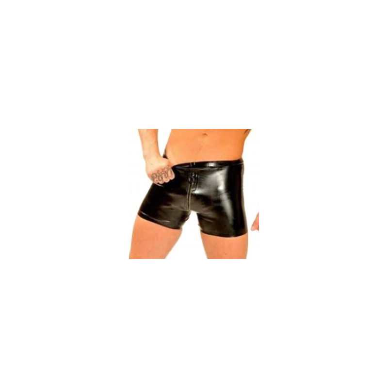 Fist Short en Latex Coupe cycliste avec Zip